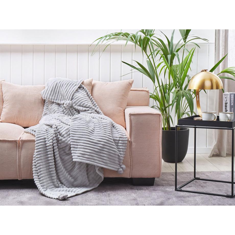 Beliani Kaweri Coperta in Poliestere Scandinava  