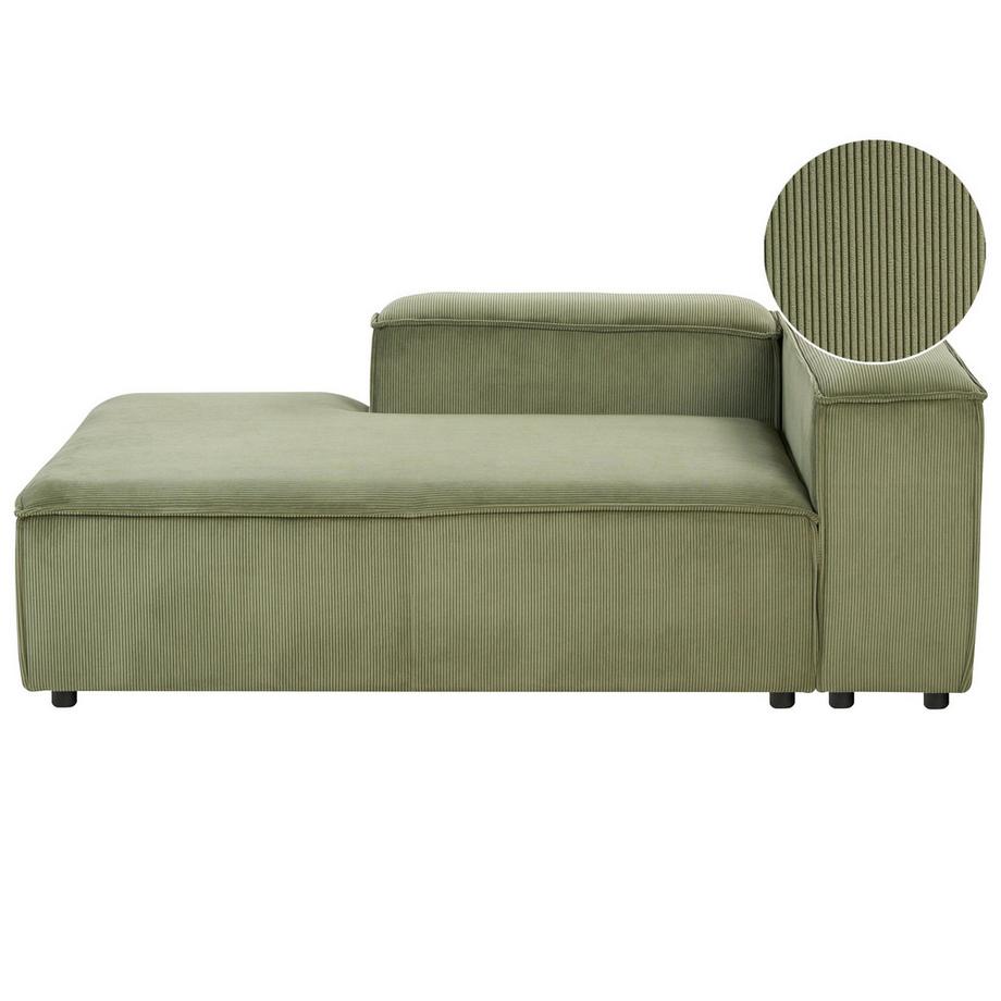 Chaise longue côté droit en Velours côtelé  ARDAL