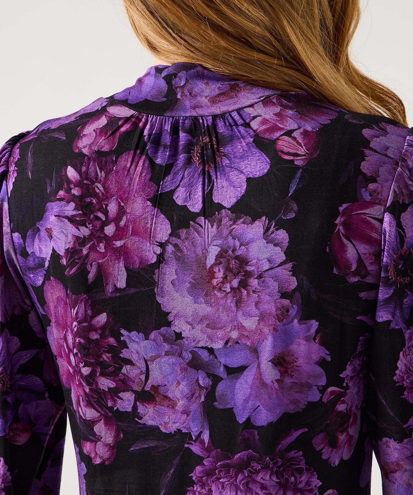 Joe Browns Top Jersey Imprimé Floral Col Montant  