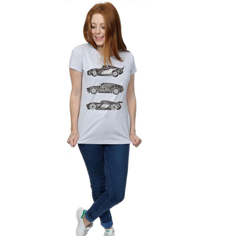 Disney Cars Grafikdruck T-Shirt  