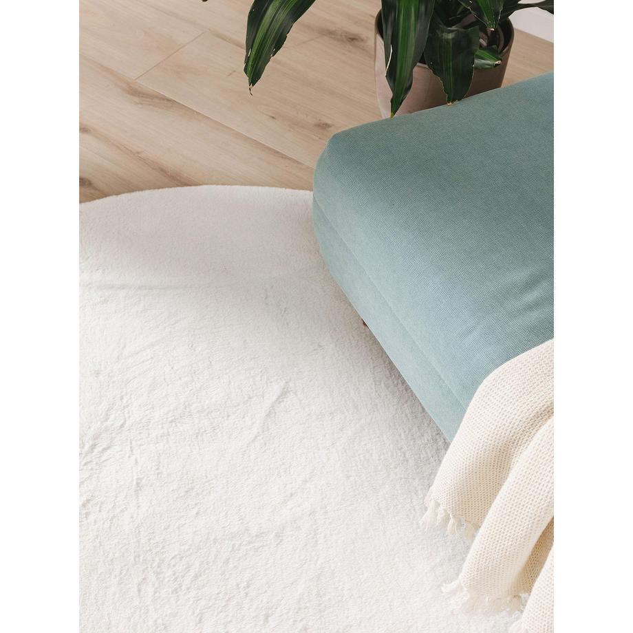 Benuta Kunstfellteppich Furry Cream  