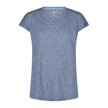 t-shirt mit v-ausschnitt, damen