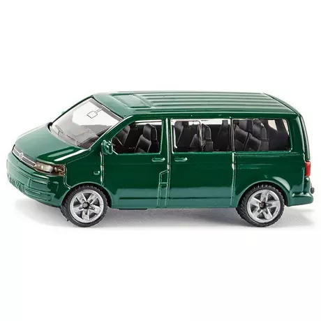 siku  1070, VW Multivan, Metall/Kunststoff, Rot, Öffenbare Heckklappe, Anhängerkupplung 