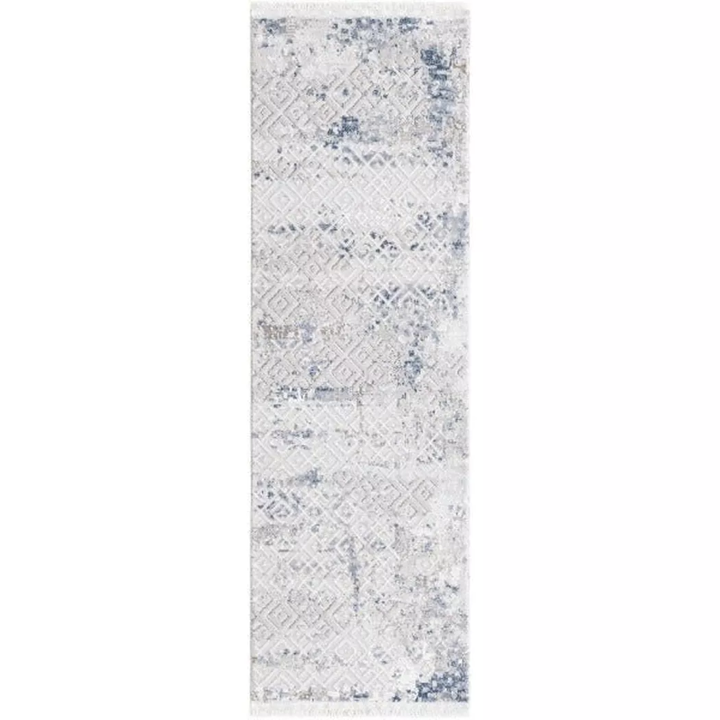 Hadorn - Teppich Davos Fusion, 80X300CM, Blau
