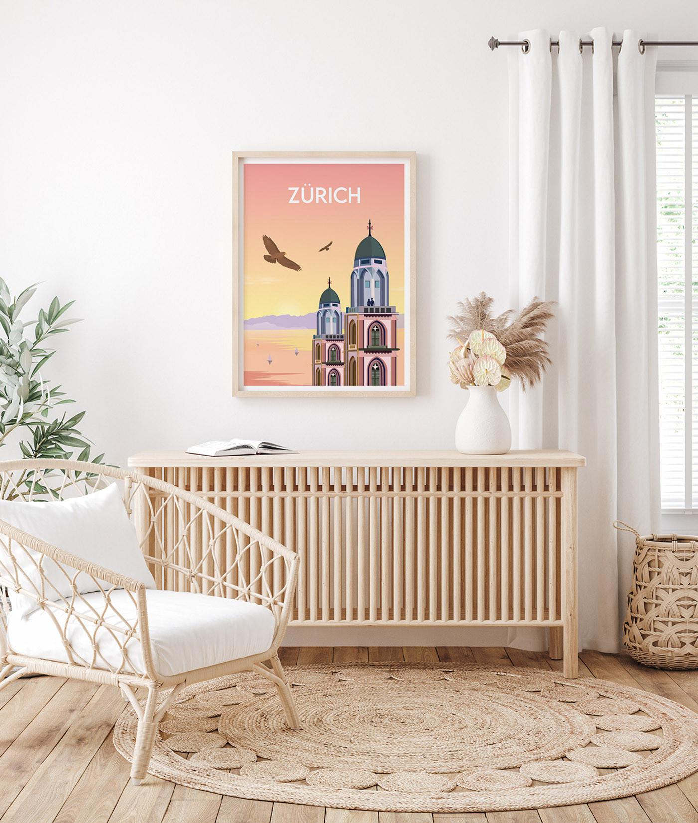 La-Jonx Zürich Grossmünster - Poster  