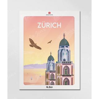 La-Jonx Zürich Grossmünster - Poster  