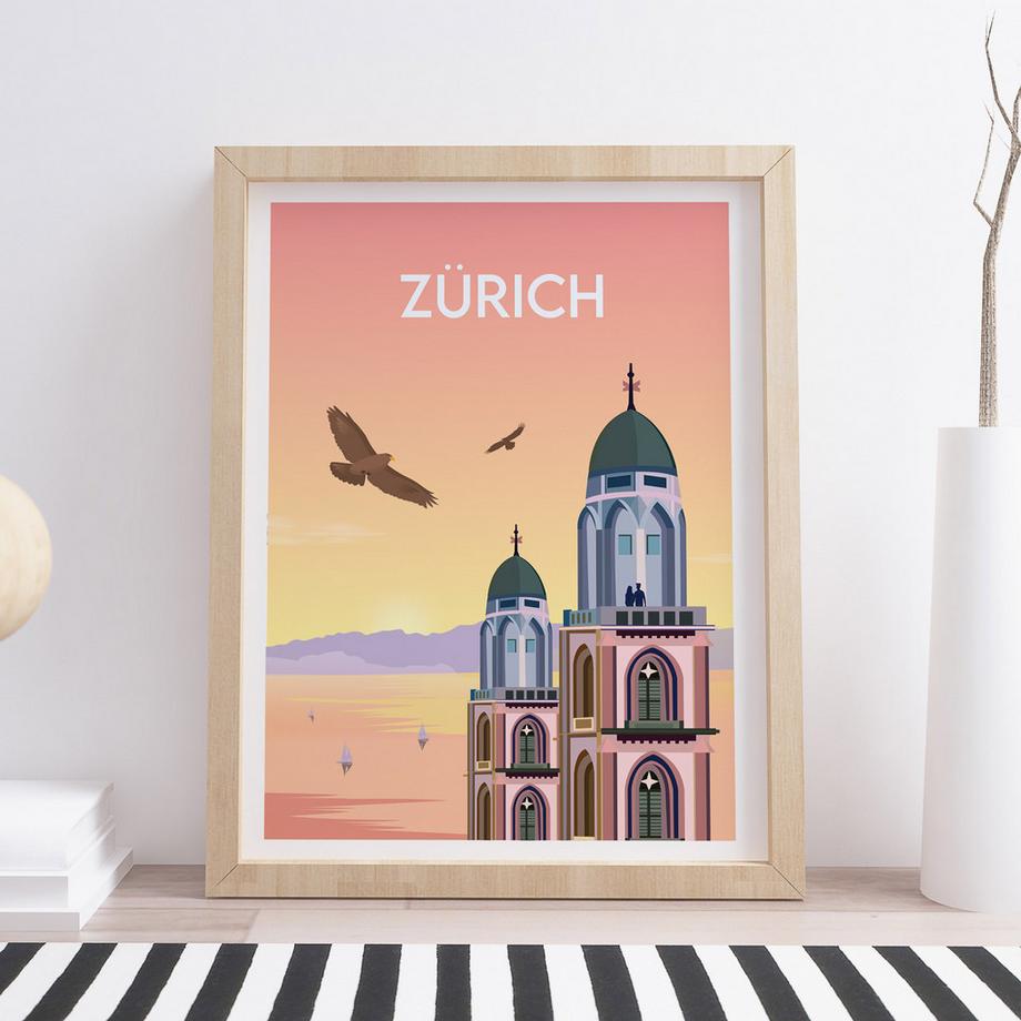 La-Jonx Zürich Grossmünster - Poster  