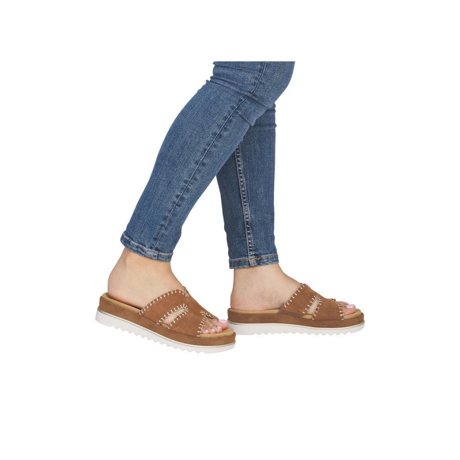 Remonte Pantofole con cuciture decorative  