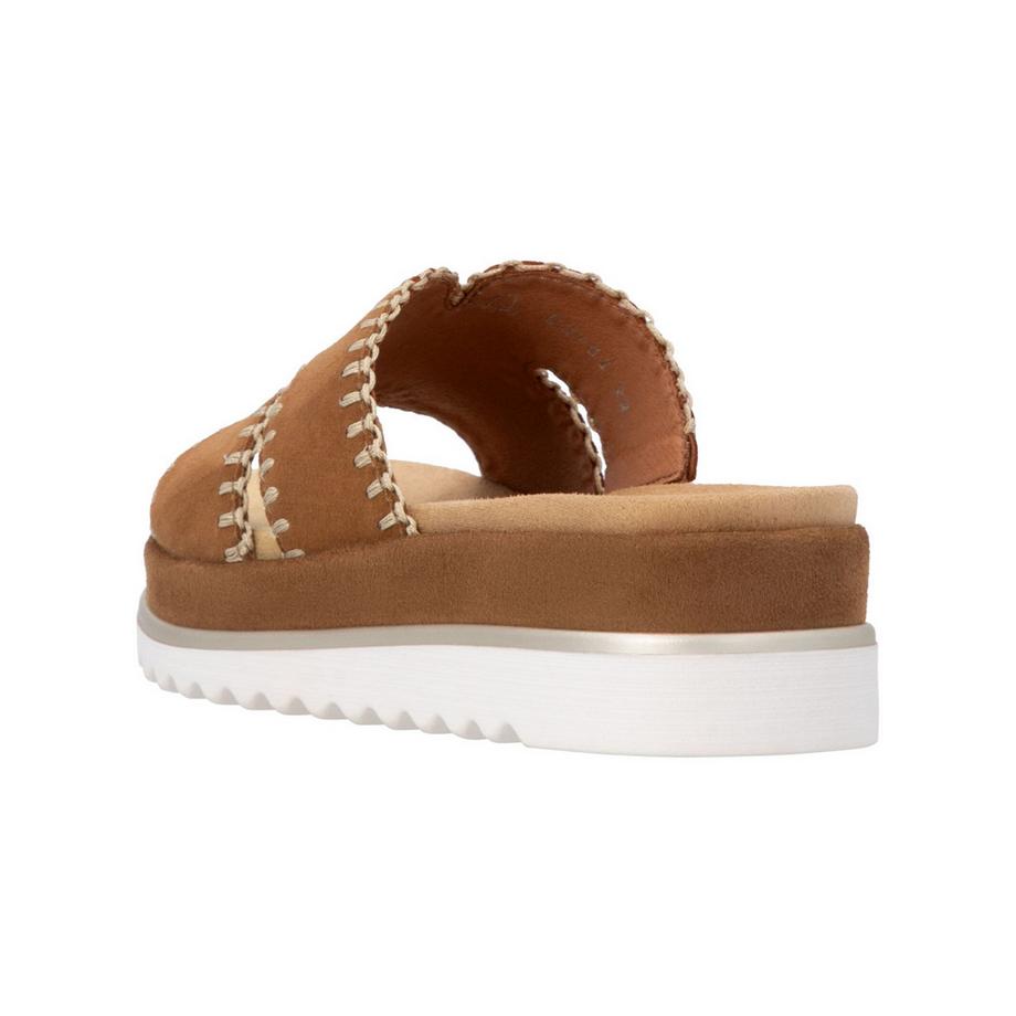 Remonte Pantofole con cuciture decorative  