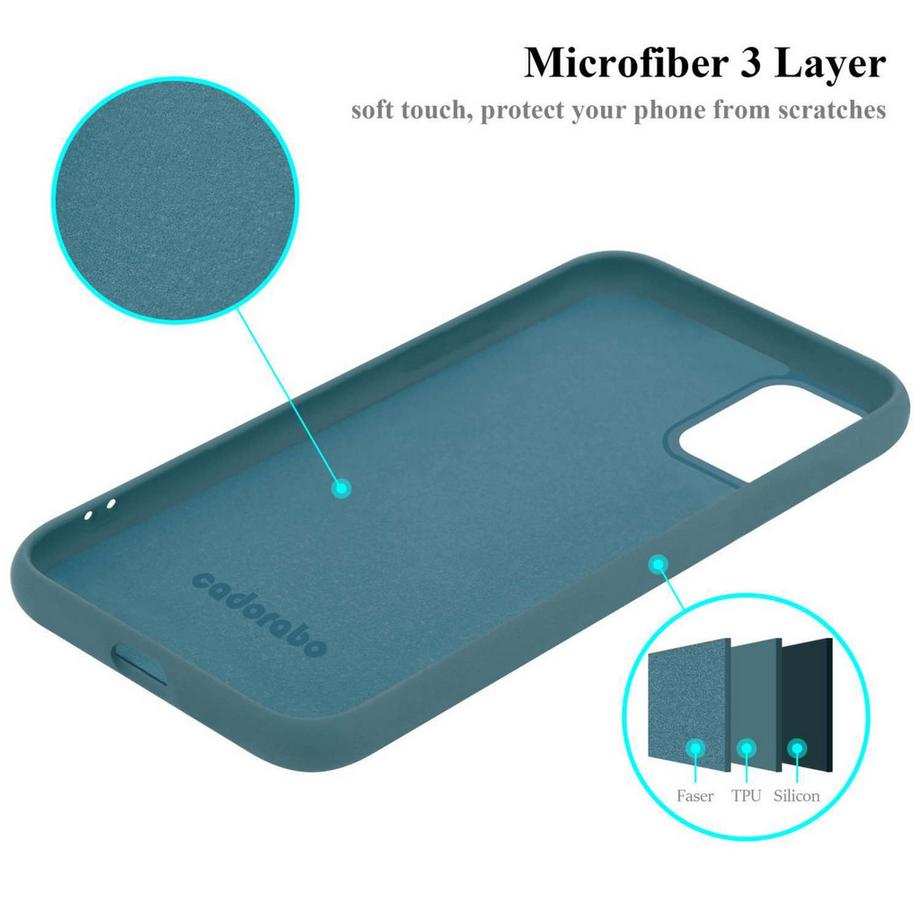 Cadorabo  Motorola MOTO G9 PLUS Hülle im Liquid Case Design 