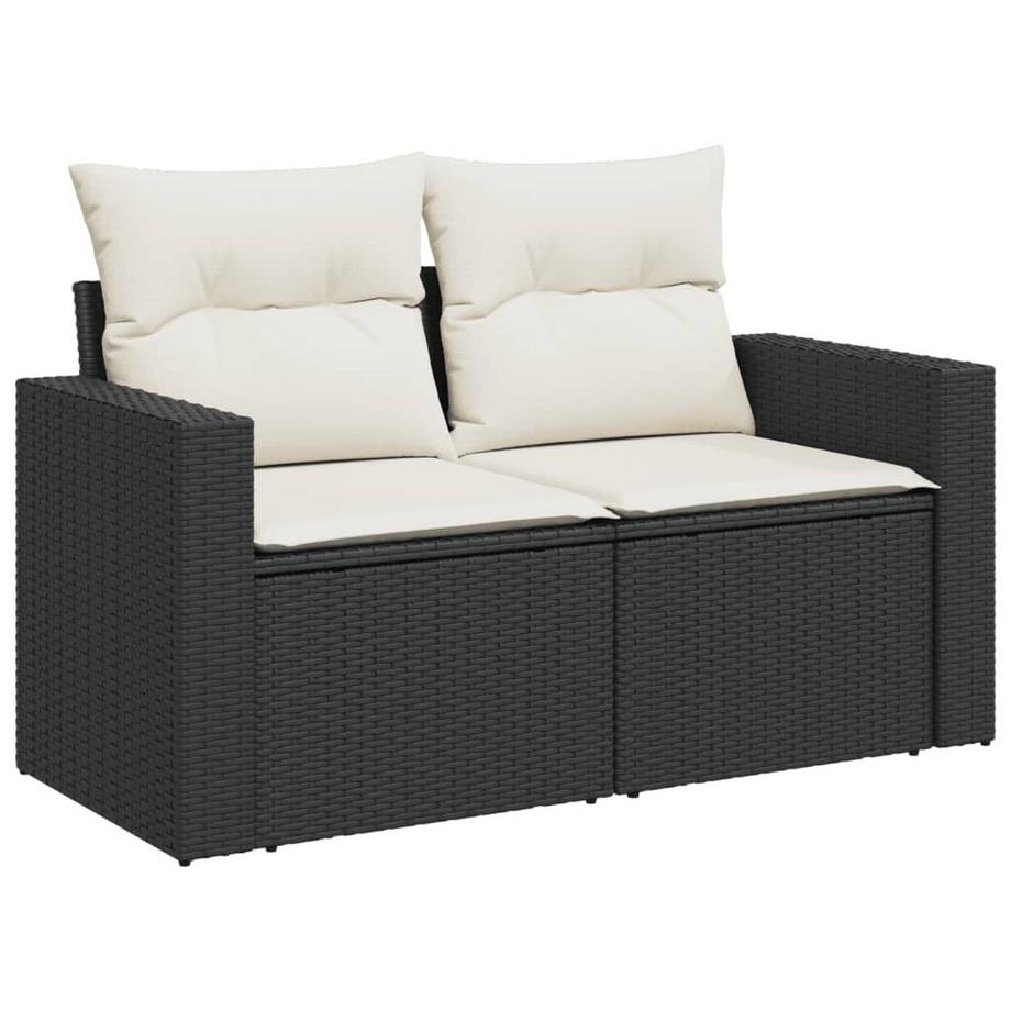VidaXL set di divani da giardino Polirattan  