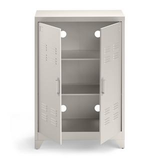 La Redoute Intérieurs Armoire basse 2 portes en métal acier  