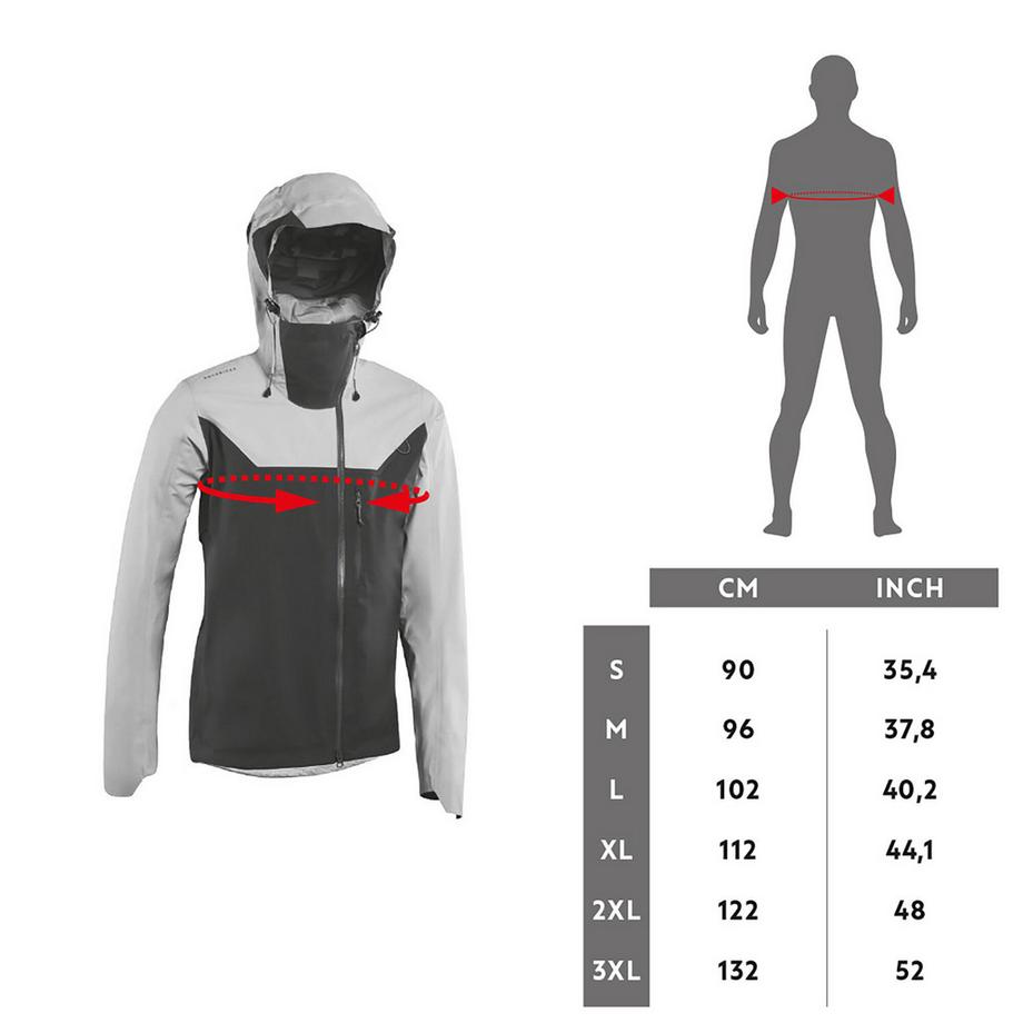 ROCKRIDER Veste de Pluie Enduro  