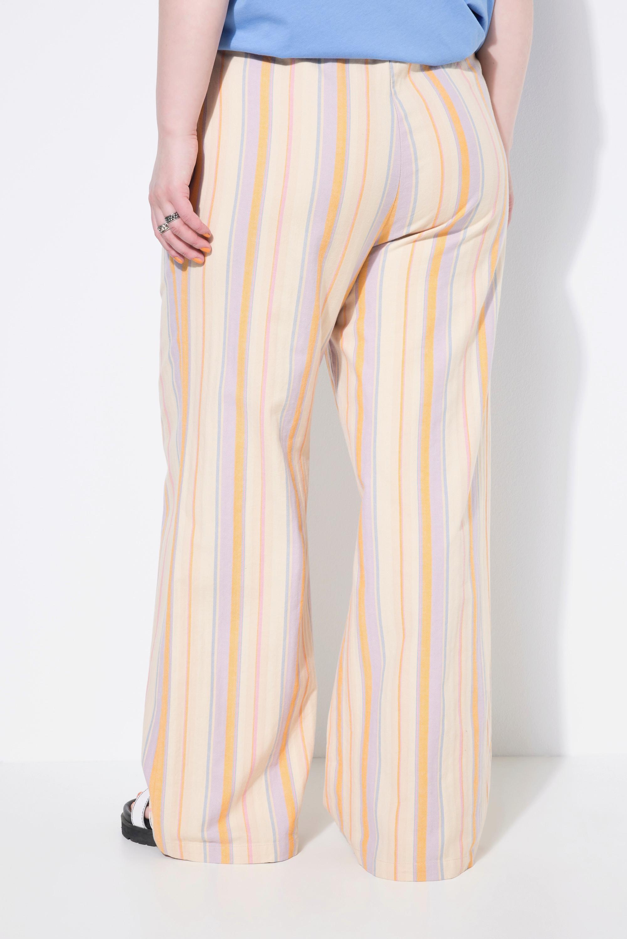 Studio Untold Pantaloni taglio gamba ampio righe  