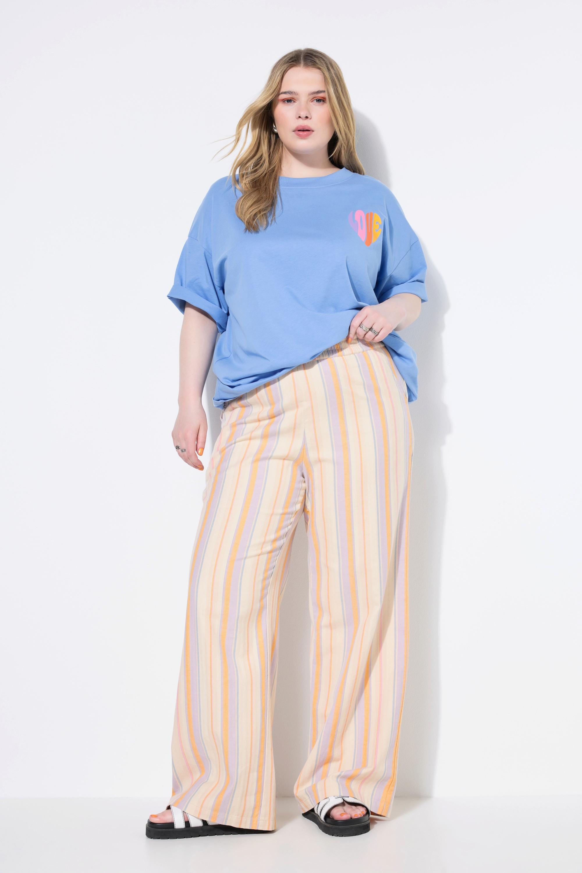 Studio Untold Pantaloni taglio gamba ampio righe  