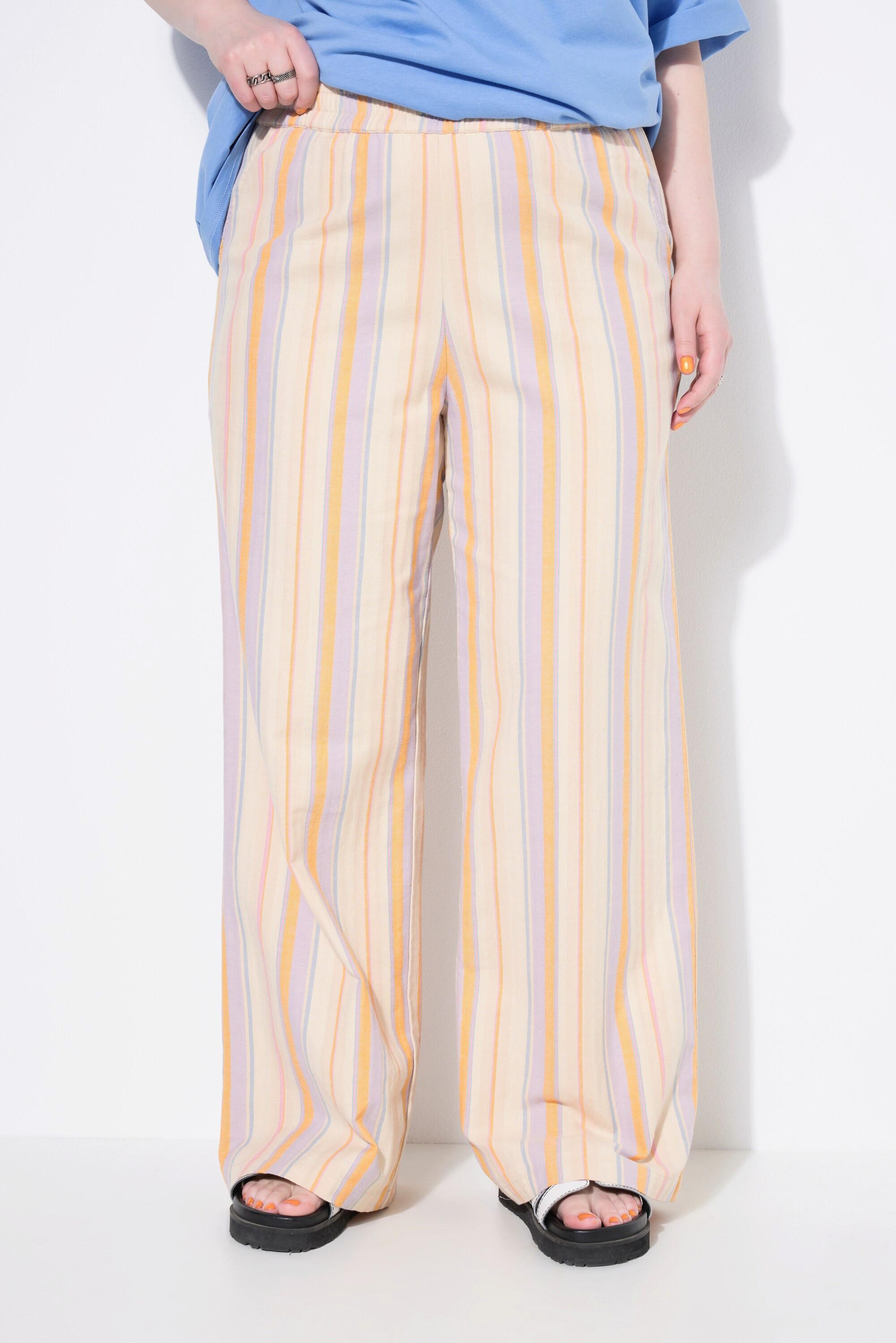 Studio Untold Pantaloni taglio gamba ampio righe  