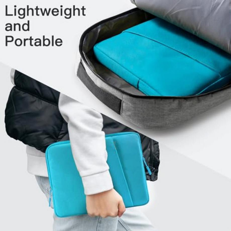Only-bags.store Sacoche pour ordinateur portable étanche antichoc avec poche accessoire  