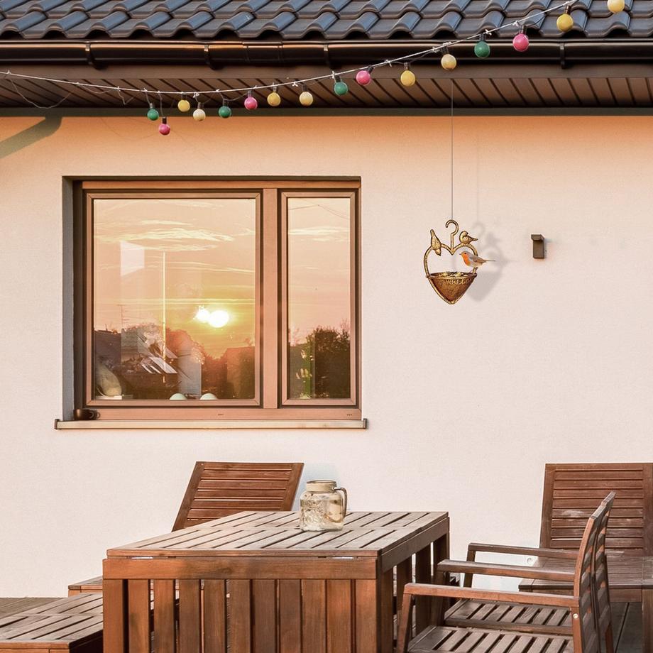 B2X  Bain d'oiseaux suspendu antique 