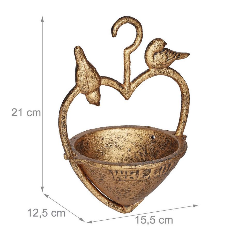 B2X  Bain d'oiseaux suspendu antique 