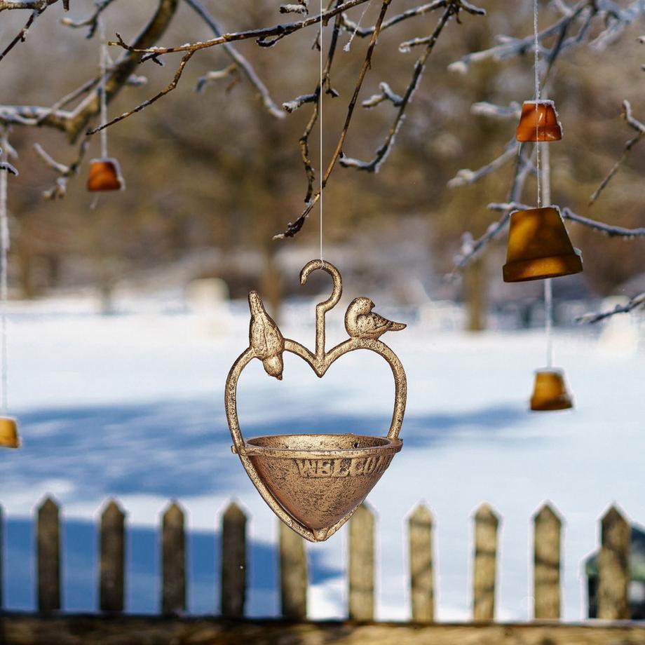 B2X  Bain d'oiseaux suspendu antique 