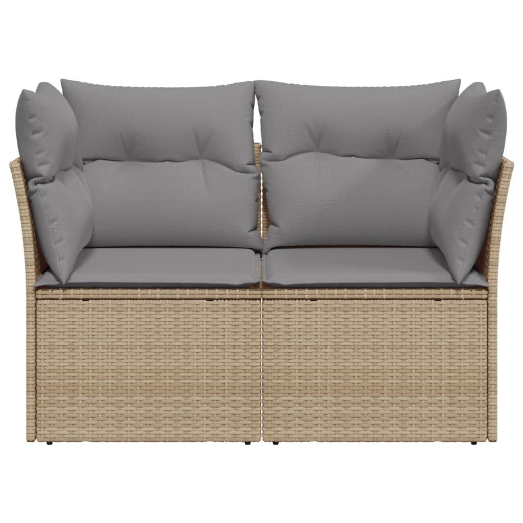 VidaXL Gartensofa poly-rattan  