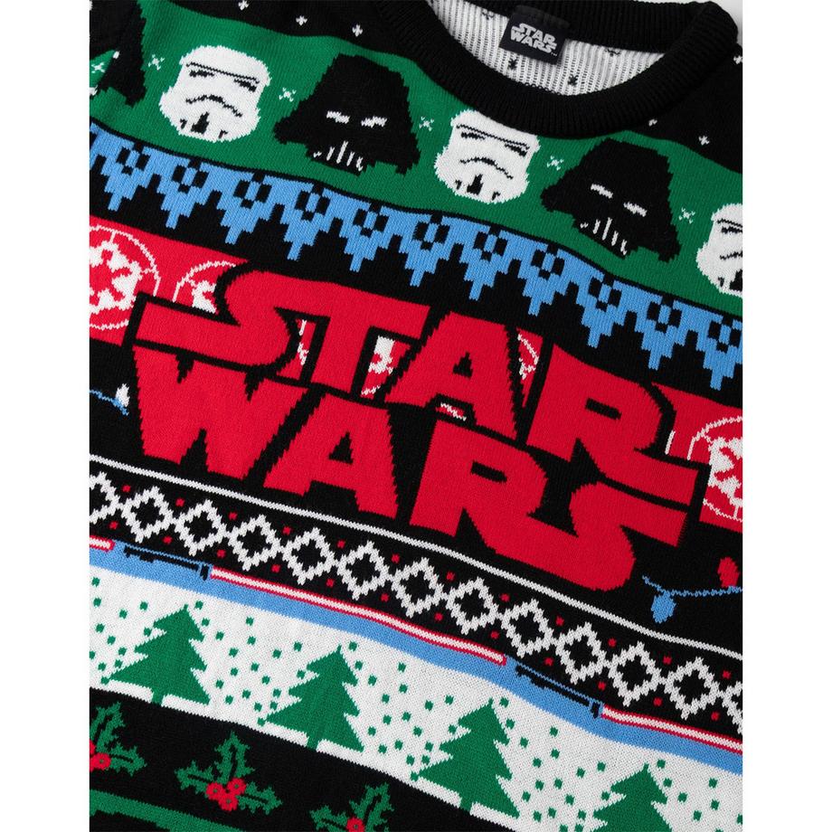 STAR WARS  Maglione Natale Logo 