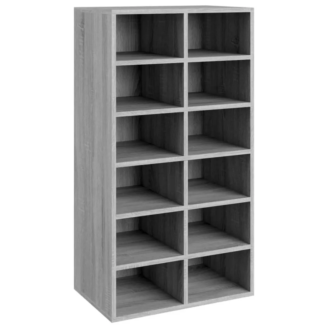 VidaXL - scarpiera Legno multistrato, One Size, Grigio