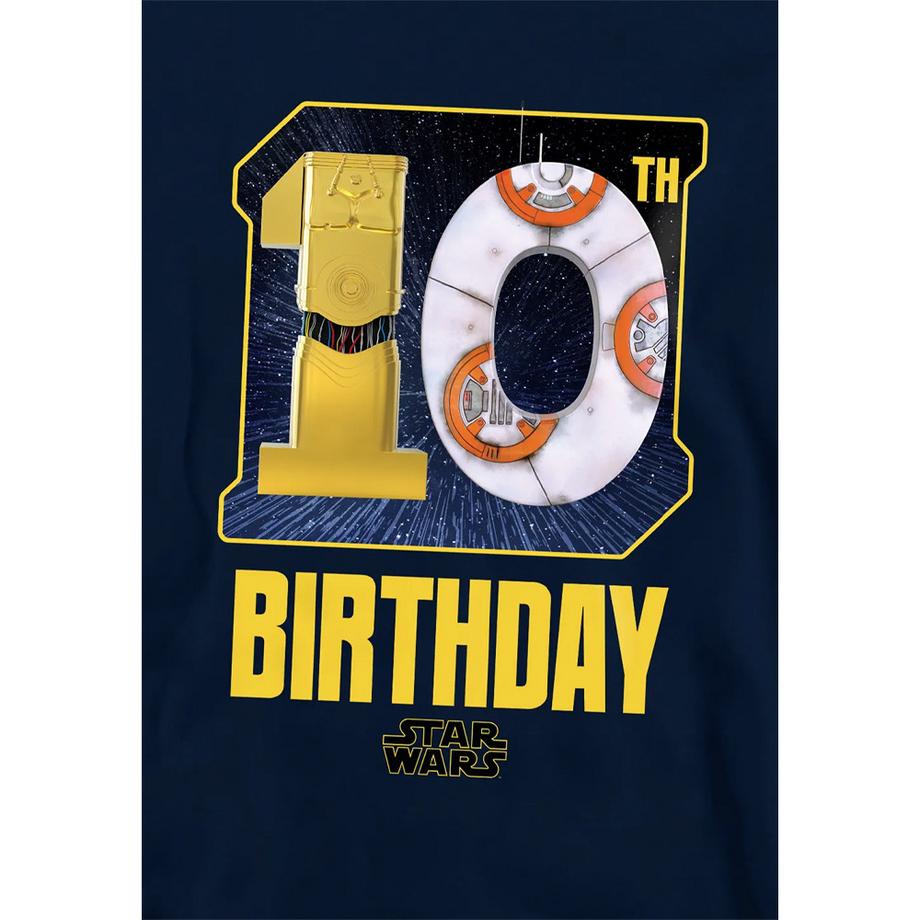 Disney Star Wars  Sweat À Capuche 10ème Anniversaire Motif C3po Et Bb8 