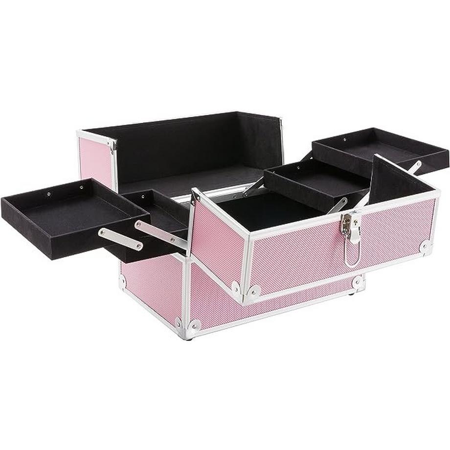 Arebos  Kosmetikkoffer | Schminkkoffer | Beauty organizer | Nagellack-Koffer 