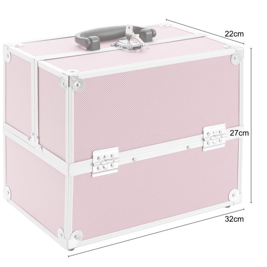 Arebos  Kosmetikkoffer | Schminkkoffer | Beauty organizer | Nagellack-Koffer 