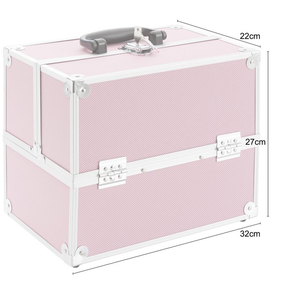 Arebos  Kosmetikkoffer | Schminkkoffer | Beauty organizer | Nagellack-Koffer 