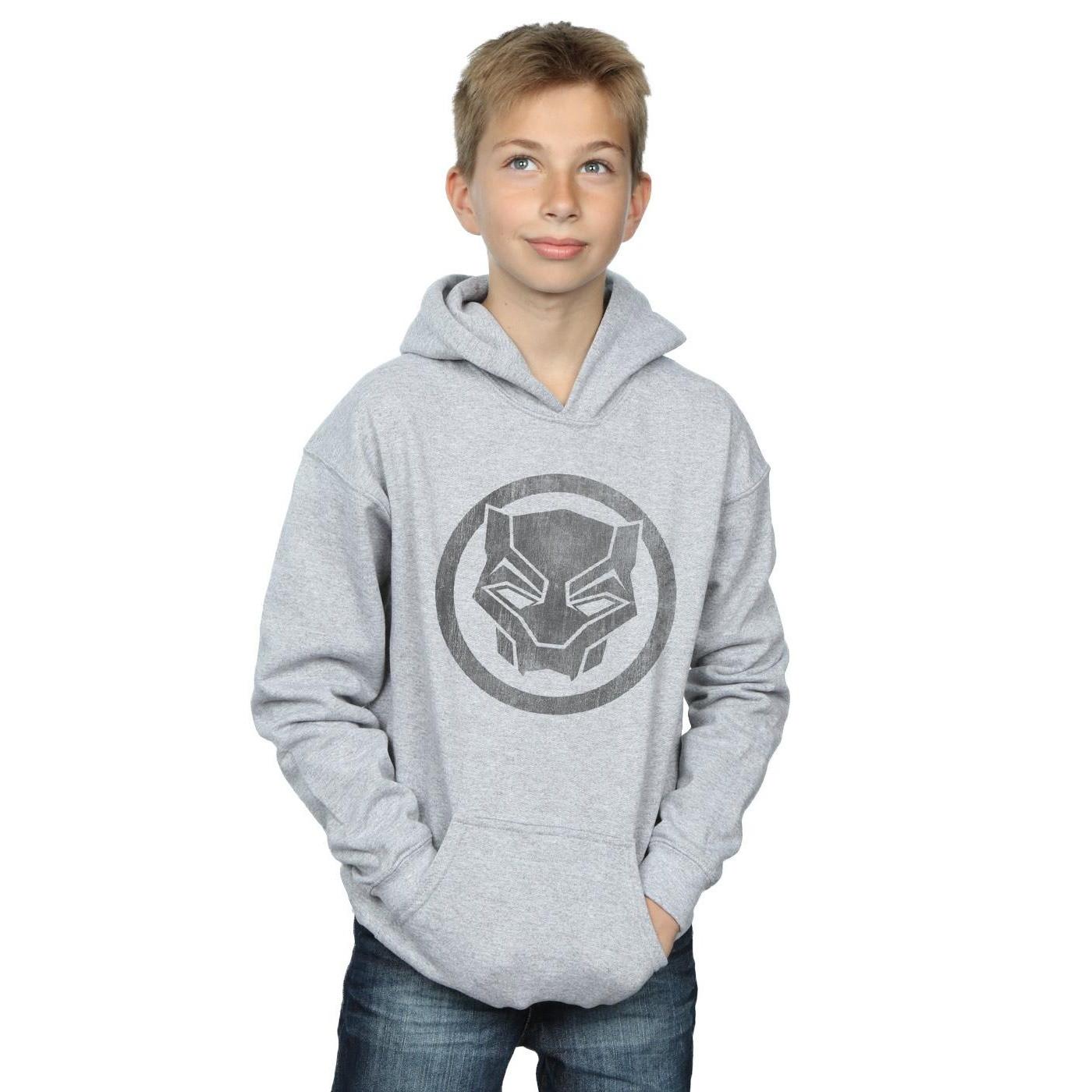 MARVEL  Sweat à capuche BLACK PANTHER DISTRESSED ICON 