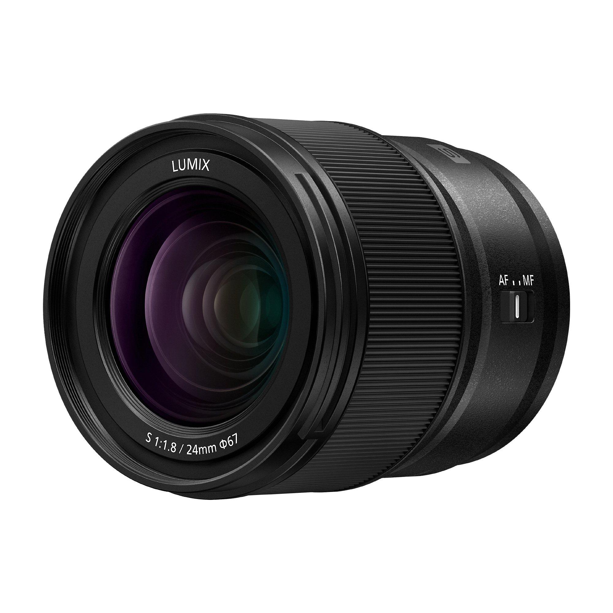 Panasonic  Lumix S 24 mm f/1.8 Hybrid-Objektiv schwarz 