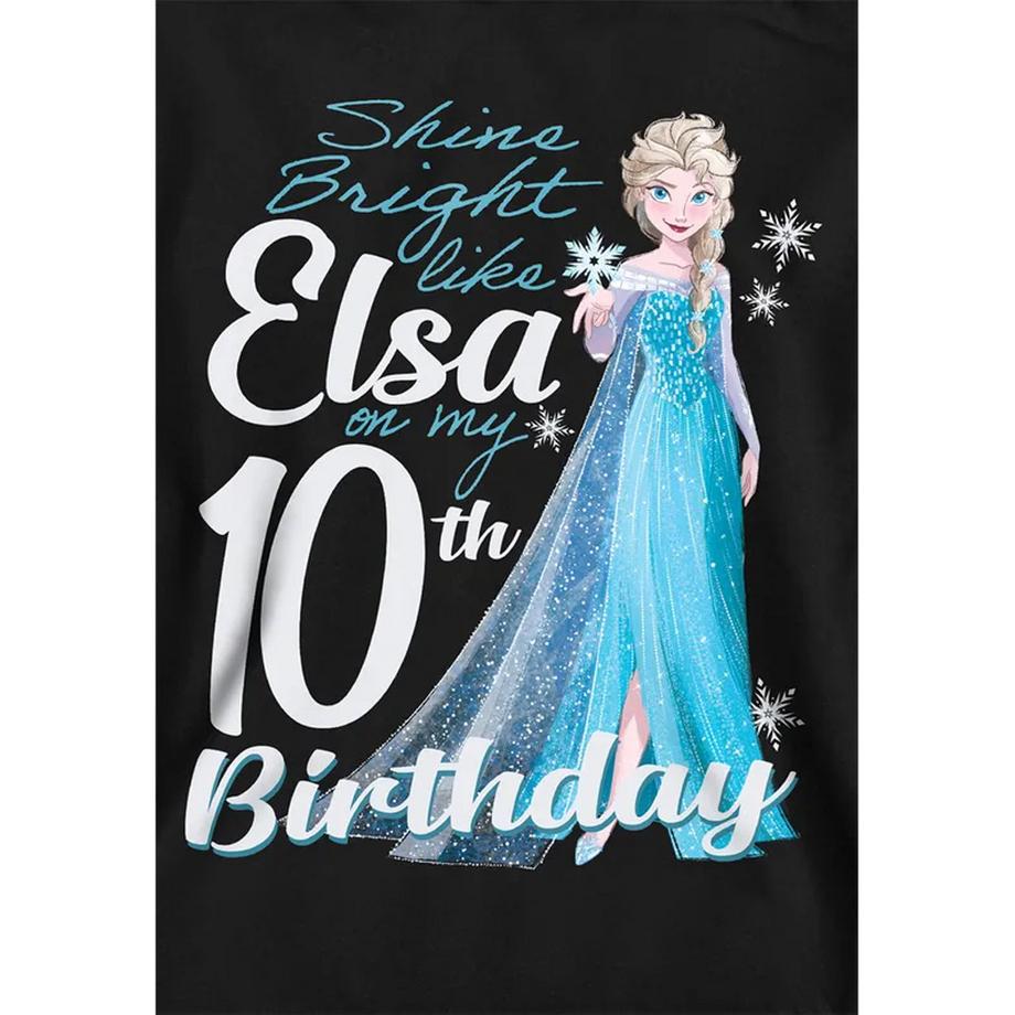 FROZEN  Sweat À Capuche 10ème Anniversaire Bright Like Elsa 