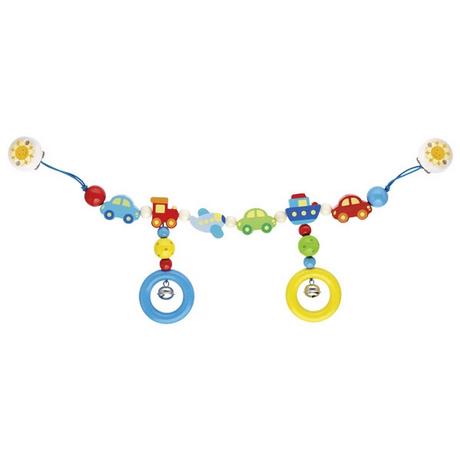 Heimess  Goki Pram chain vehicles with clips giocattolo da appendere per bambini 