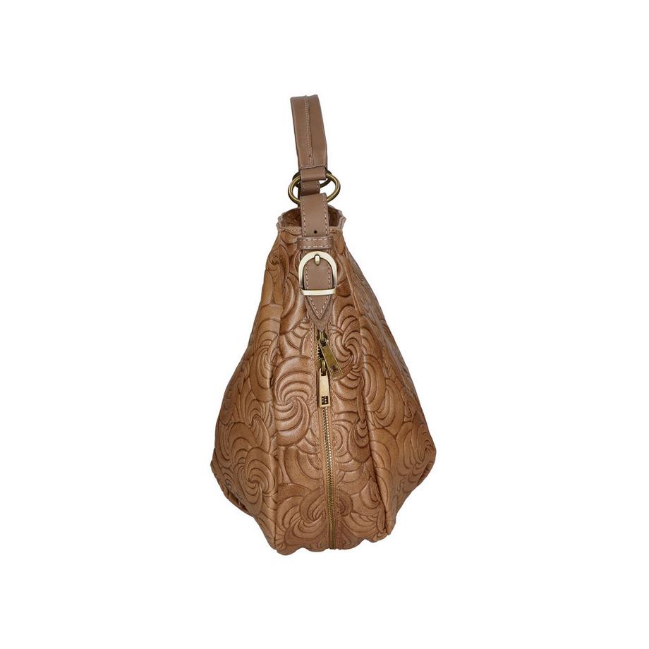 Gave Lux Sac à main avec motif floral en relief  