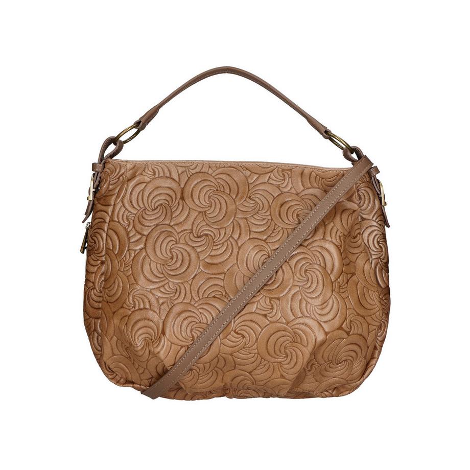 Gave Lux Sac à main avec motif floral en relief  