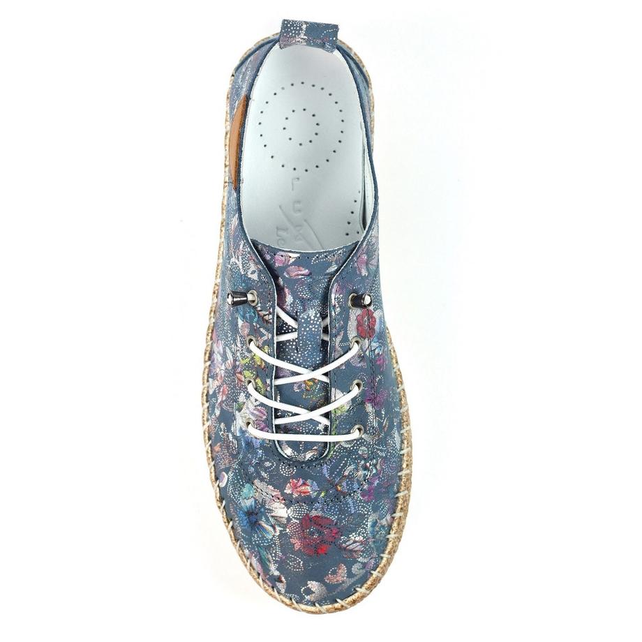 Lunar Iva Scarpe Stringate in Pelle con Stampa Floreale Iva Scarpa Sportiva Pelle 