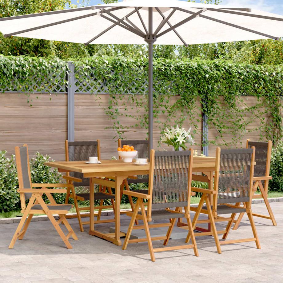 VidaXL set da pranzo da giardino Legno di acacia  