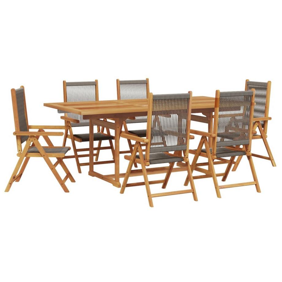 set da pranzo da giardino Legno di acacia