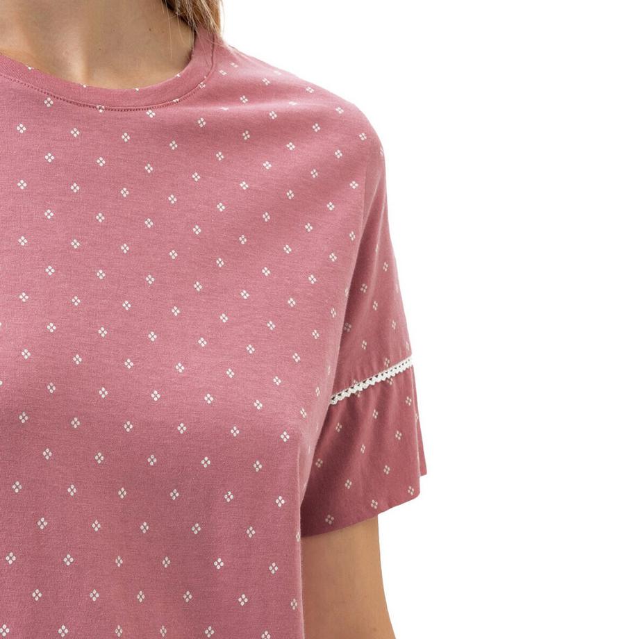 mey Crochet Dots Nachthemd  