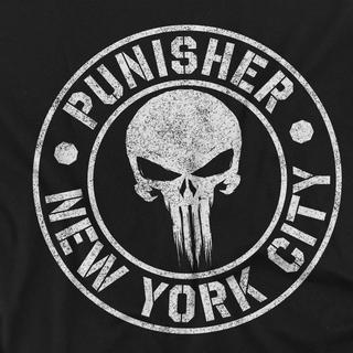 The Punisher Punisher New York City T-Shirt a Maniche Lunghe  