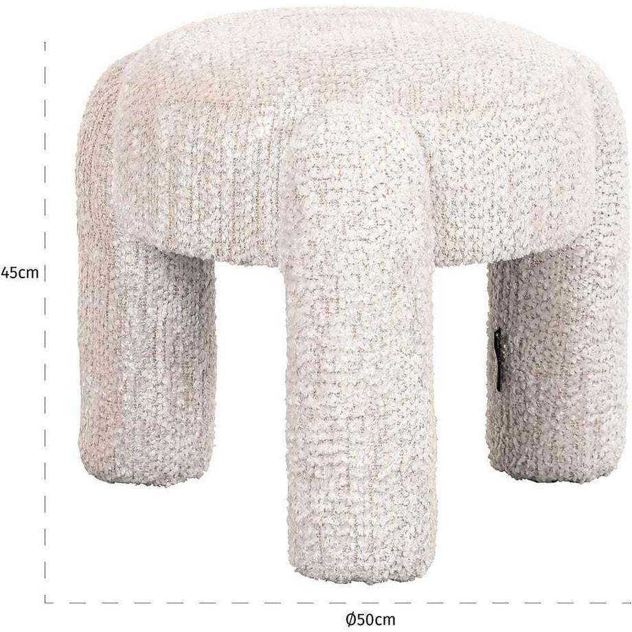 mutoni Tabouret Holly lovely cream  