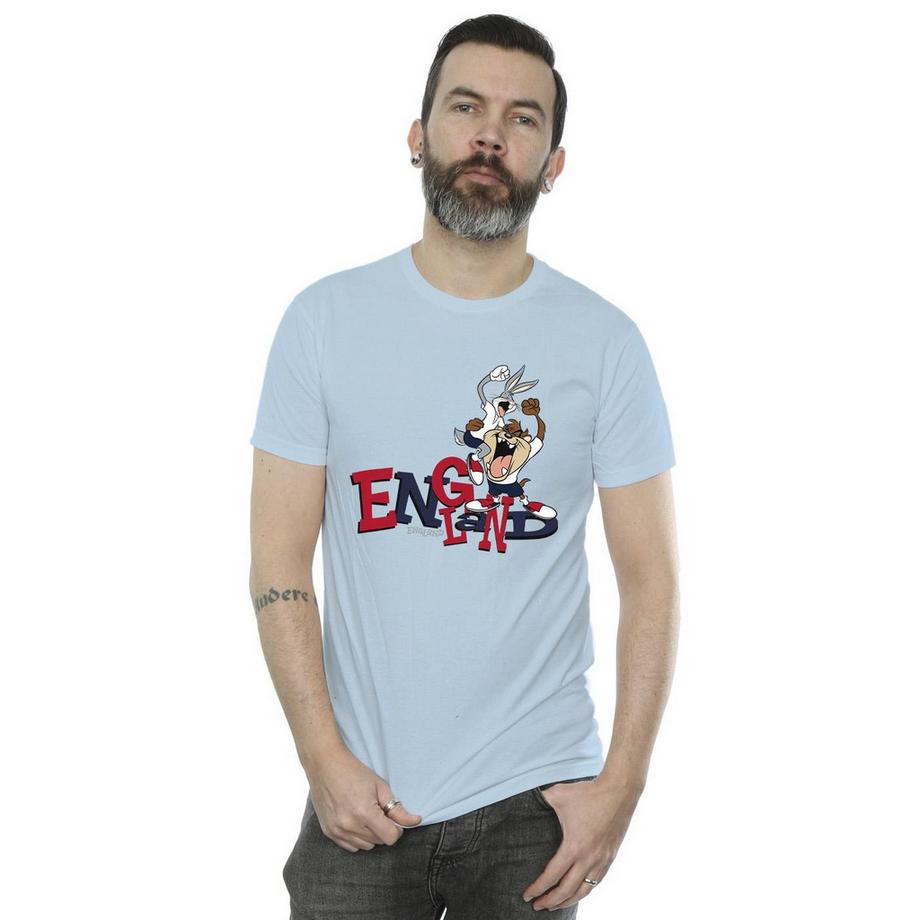 LOONEY TUNES England T-Shirt Stampa Grafica  