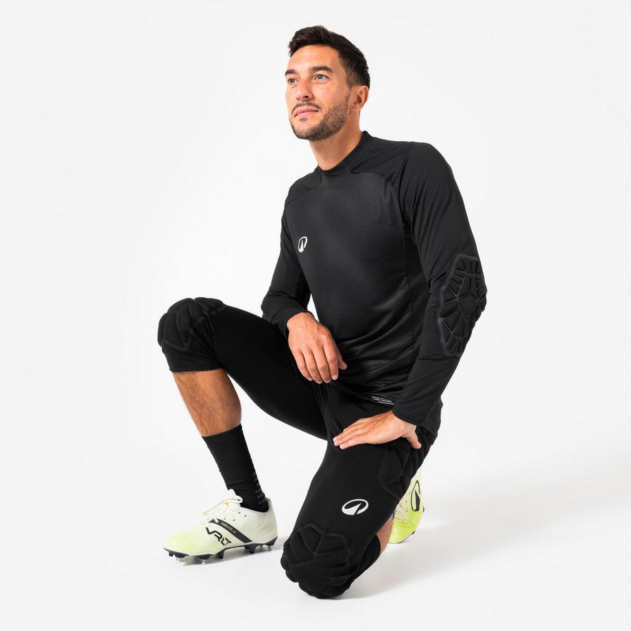 KIPSTA  Pantaloni da portiere a tre quarti con protezioni F500 