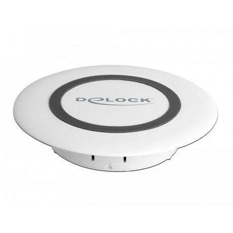 DeLock  65918 Caricabatterie per dispositivi mobili Smartphone Bianco USB Carica wireless Ricarica rapida Interno 