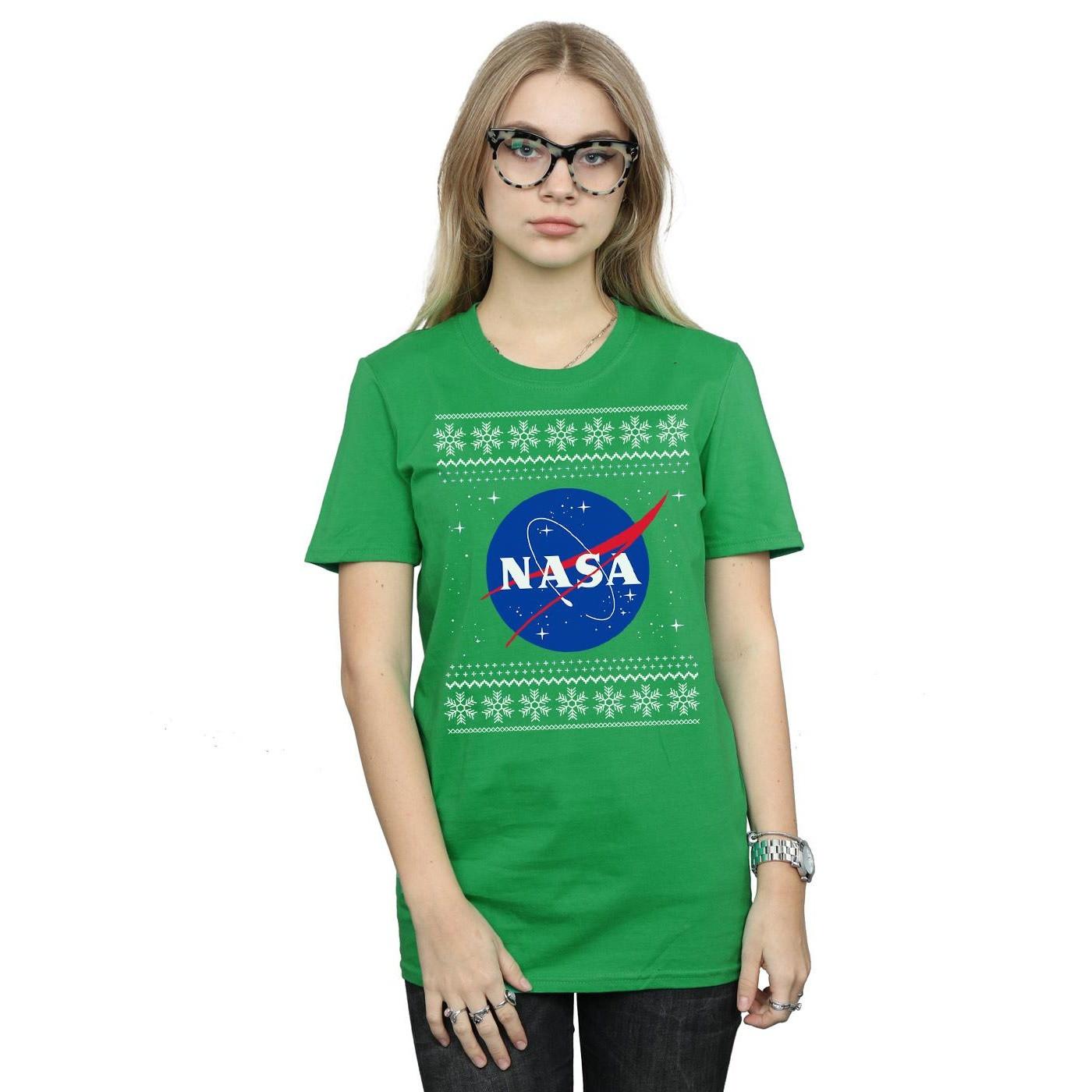 Nasa Christmas Jumper Style T-Shirt  