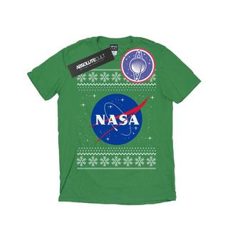 Nasa Christmas Jumper Style T-Shirt  