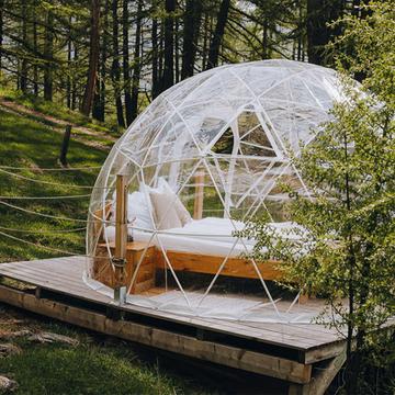 Übernachtung in der Bubble Suite - inkl. Frühstück, in Saas-Fee (für 2 Personen)