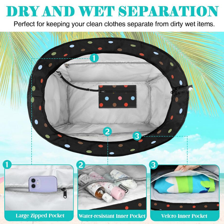 Only-bags.store Große leichte Strand Schwimmbadtasche  